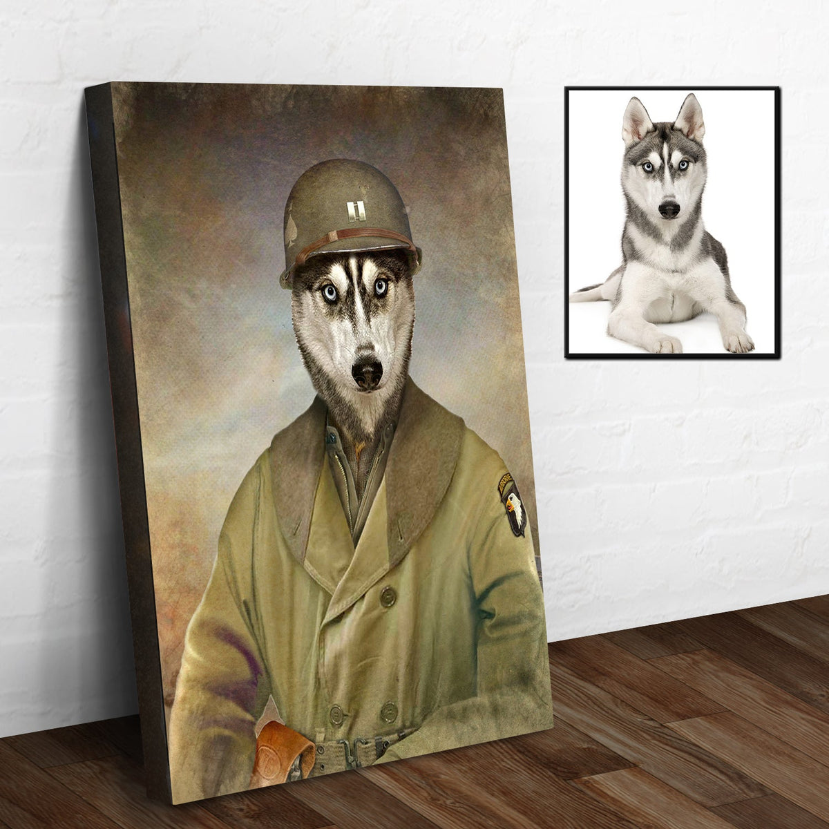 Pet Husky Military Dog Sign